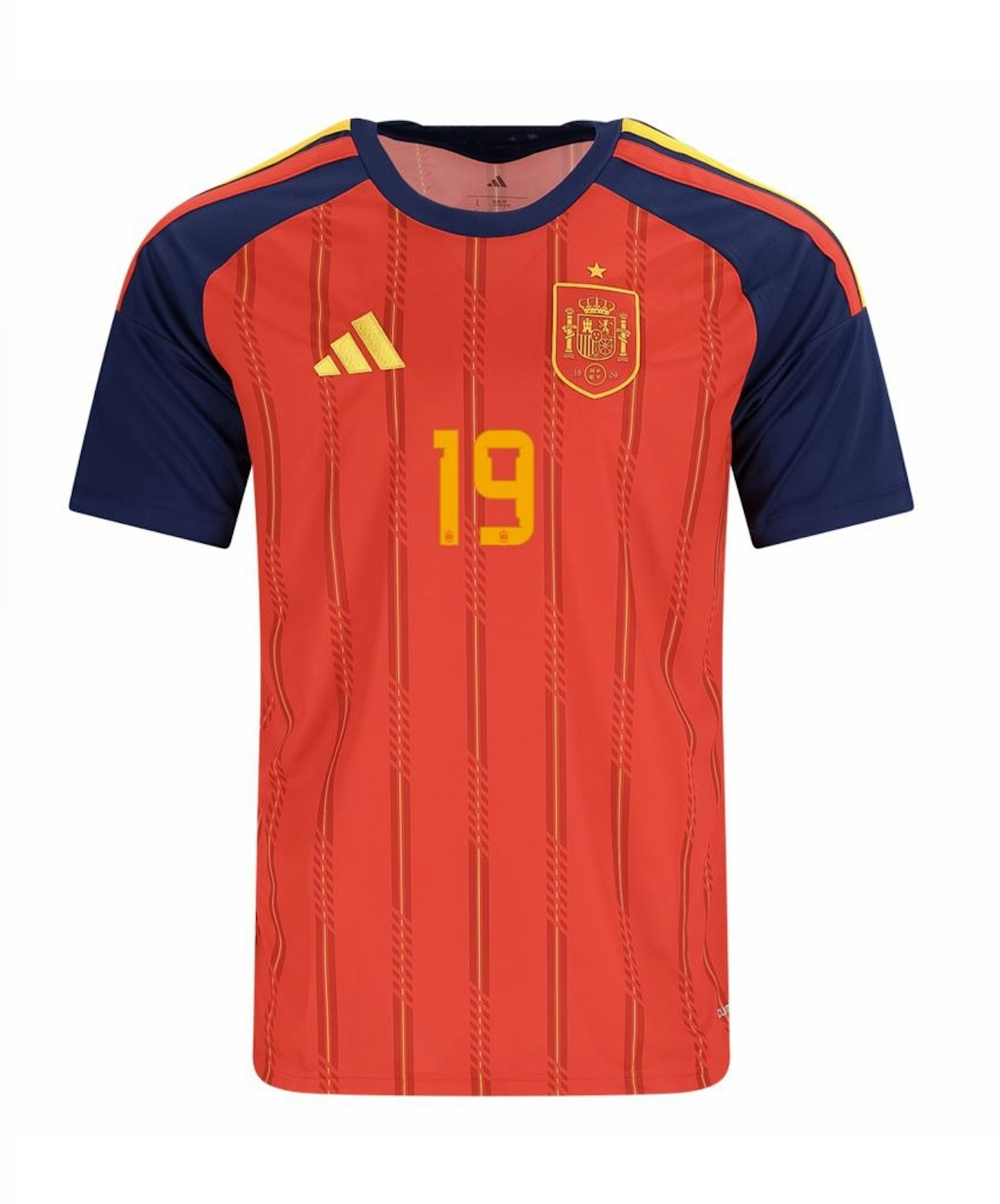 LAMINE YAMAL #19 Spain Football Jersey Home Custom Shirt World Cup 2026 - sinoshirt