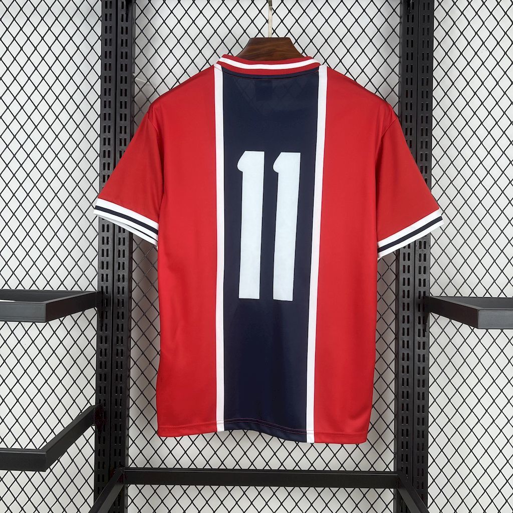 PSG Retro Jersey Away Soccer Shirt 1975-76 - sinoshirt
