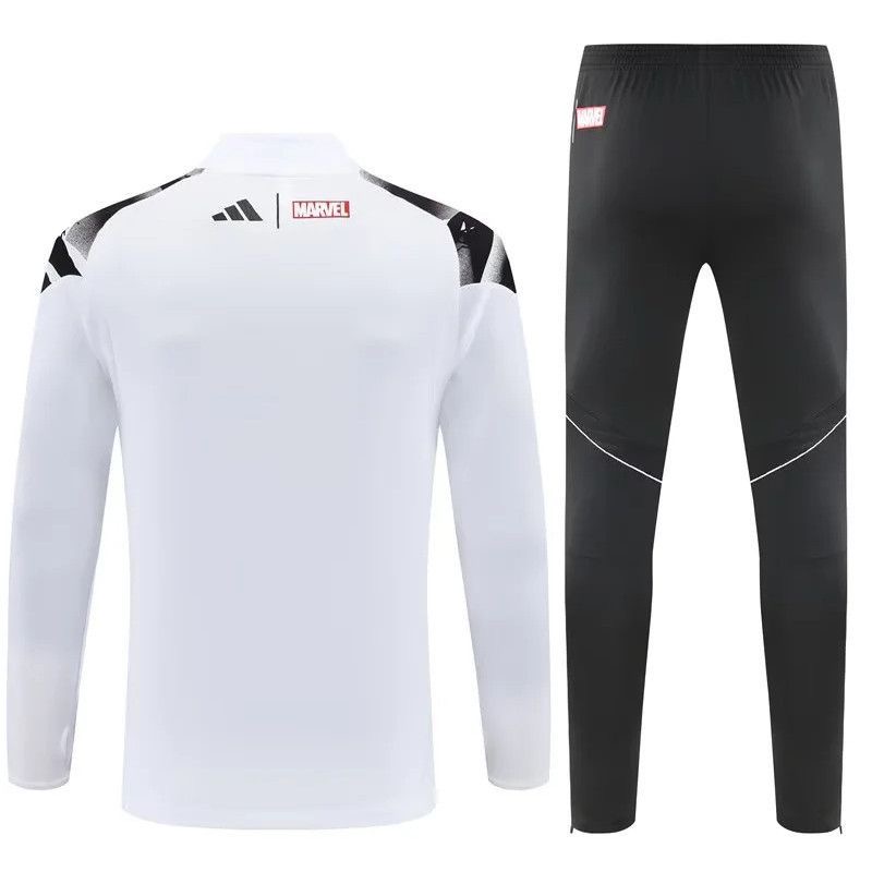 Kids Real Madrid Training Kit (Sweatshirt+Pants) Marvel 2025/26 - sinoshirt