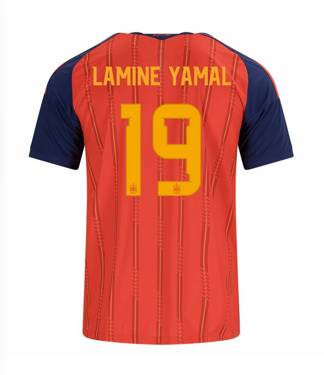 LAMINE YAMAL #19 Spain Football Jersey Home Custom Shirt World Cup 2026 - sinoshirt