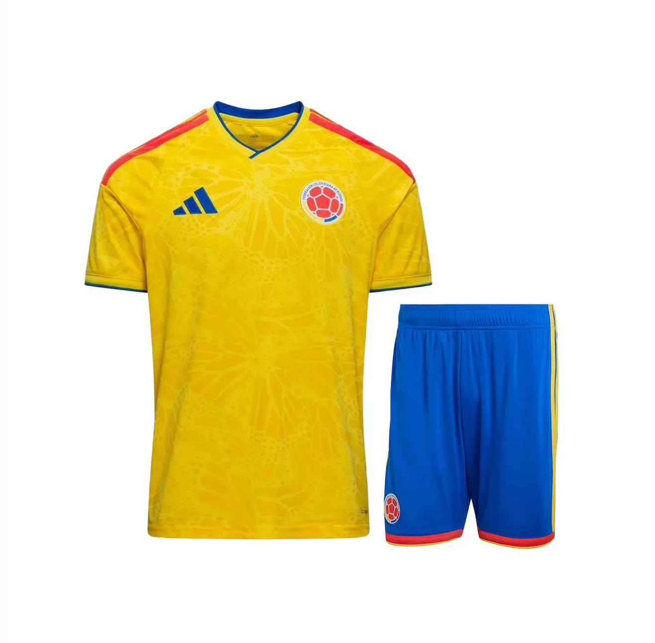 Colombia Soccer Jersey Home Kit Jersey+Shorts World Cup 2026 - sinoshirt