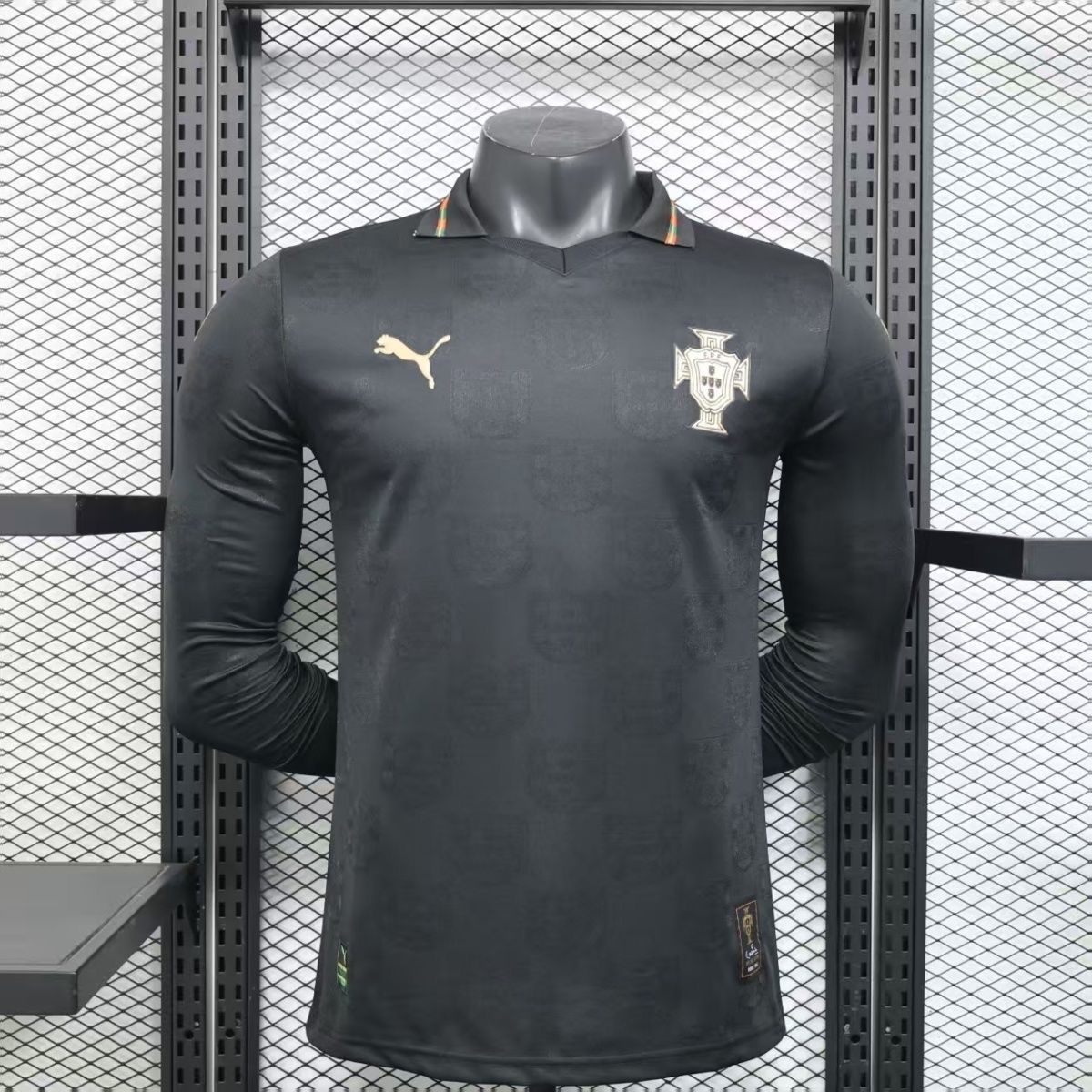 Portugal Authentic Soccer Jersey Away Long Sleeve Shirt World Cup 2026 - sinoshirt