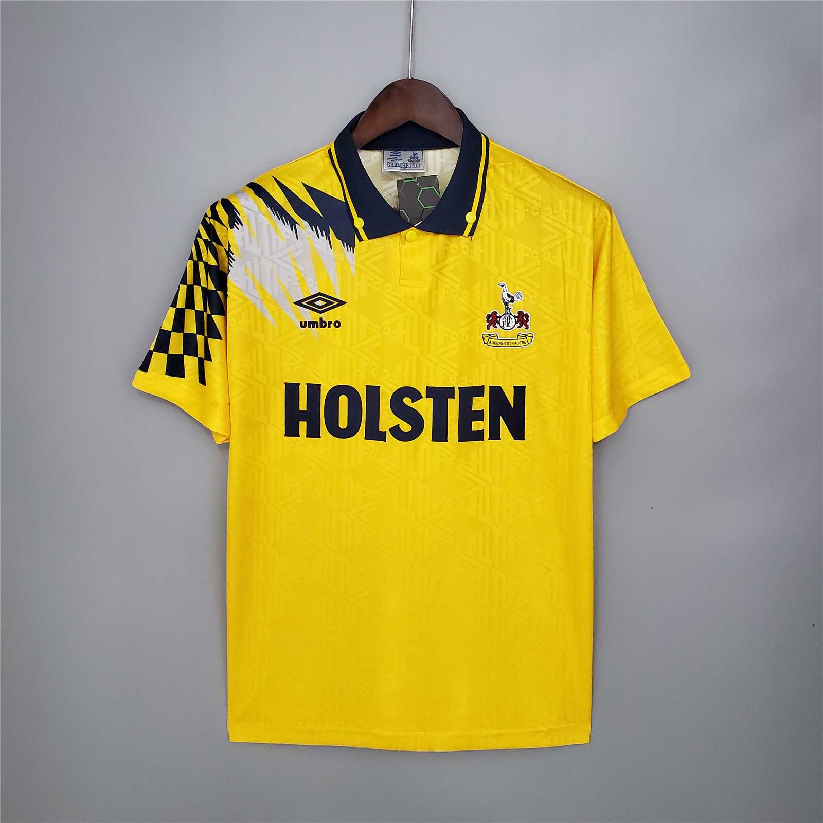 Tottenham Hotspur Retro Football Jersey Away Custom Shirt 1992/94 - sinoshirt