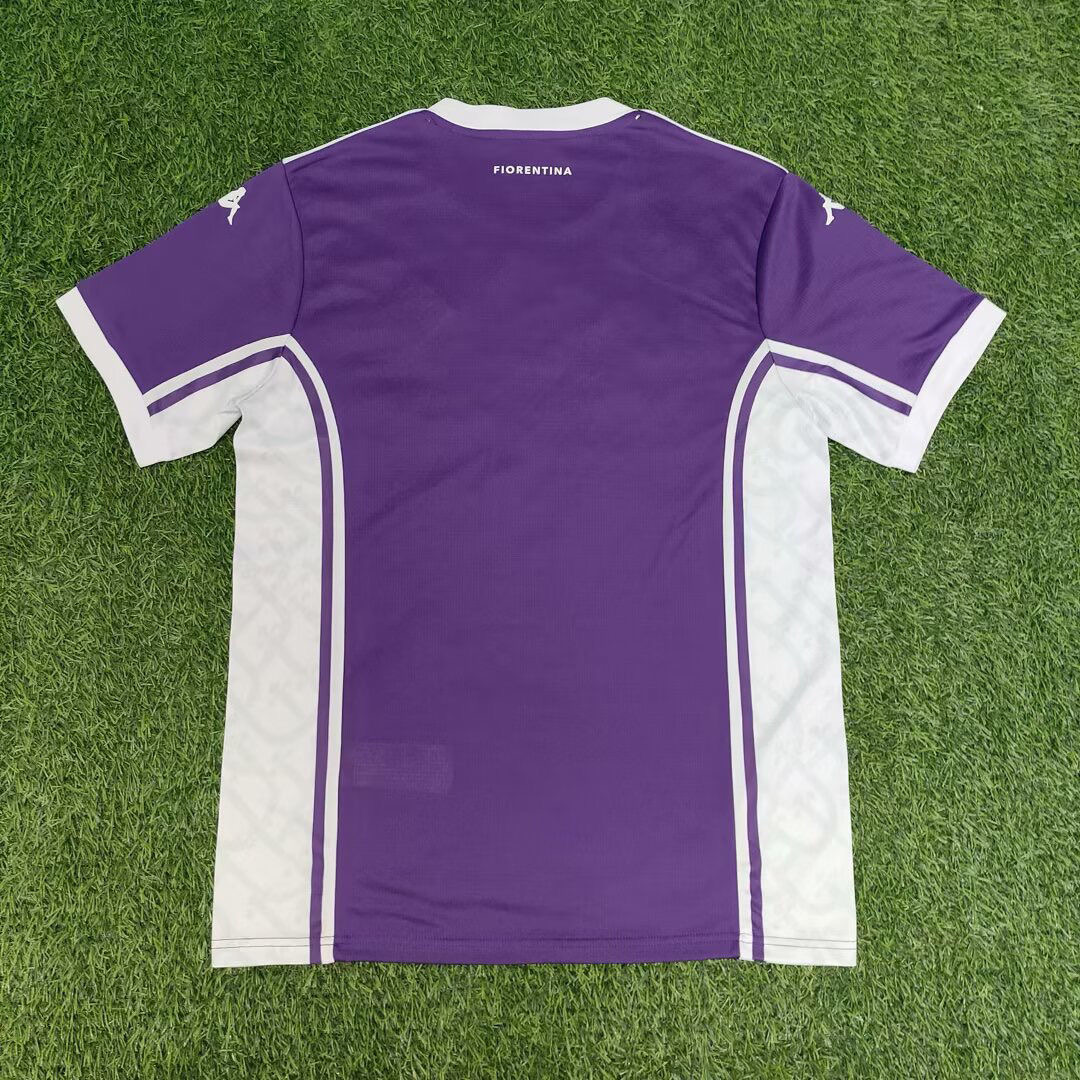 Fiorentina Soccer Jersey Home Custom Shirt 2025/26 - sinoshirt