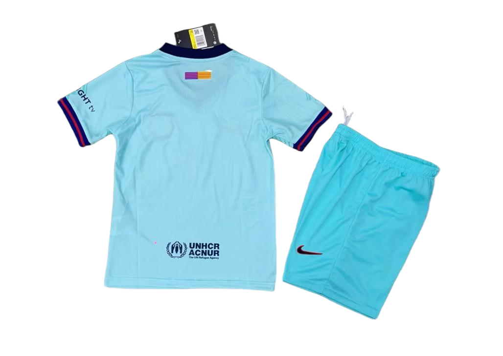Barcelona Third Away Soccer Kids Kit Jersey+Shorts 2026/27 - sinoshirt