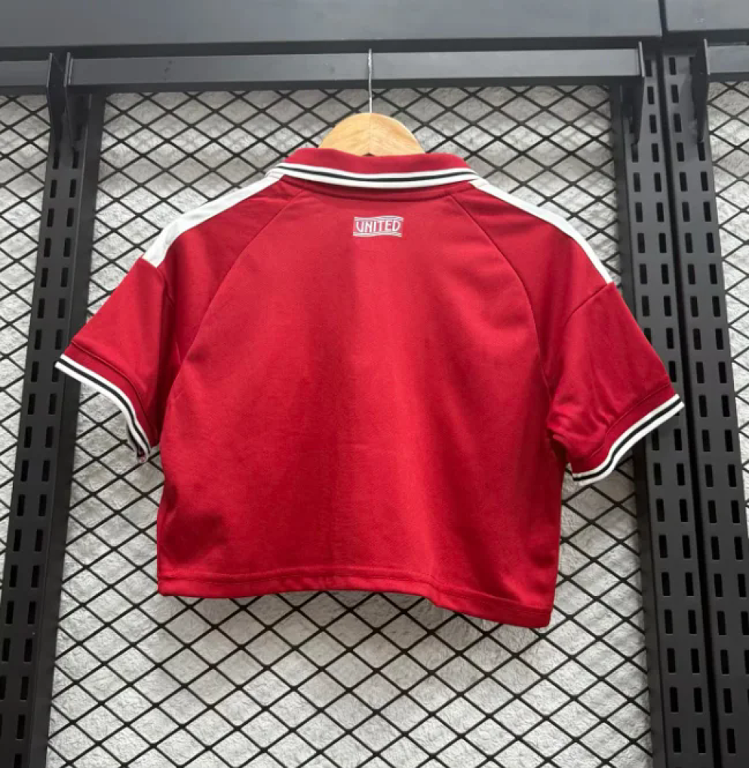 Manchester United Football Jersey Home  Women's Crop Top 2026/27 - sinoshirt