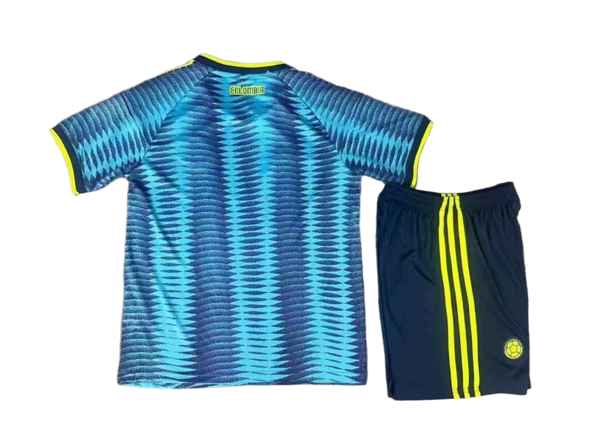 Colombia Soccer Jersey Away Kids Kit Jersey+Shorts World Cup 2026 - sinoshirt