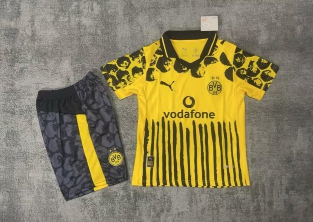 Borussia Dortmund Club World Cup Home Kids Kit Jersey+Shorts 2025/26 - sinoshirt