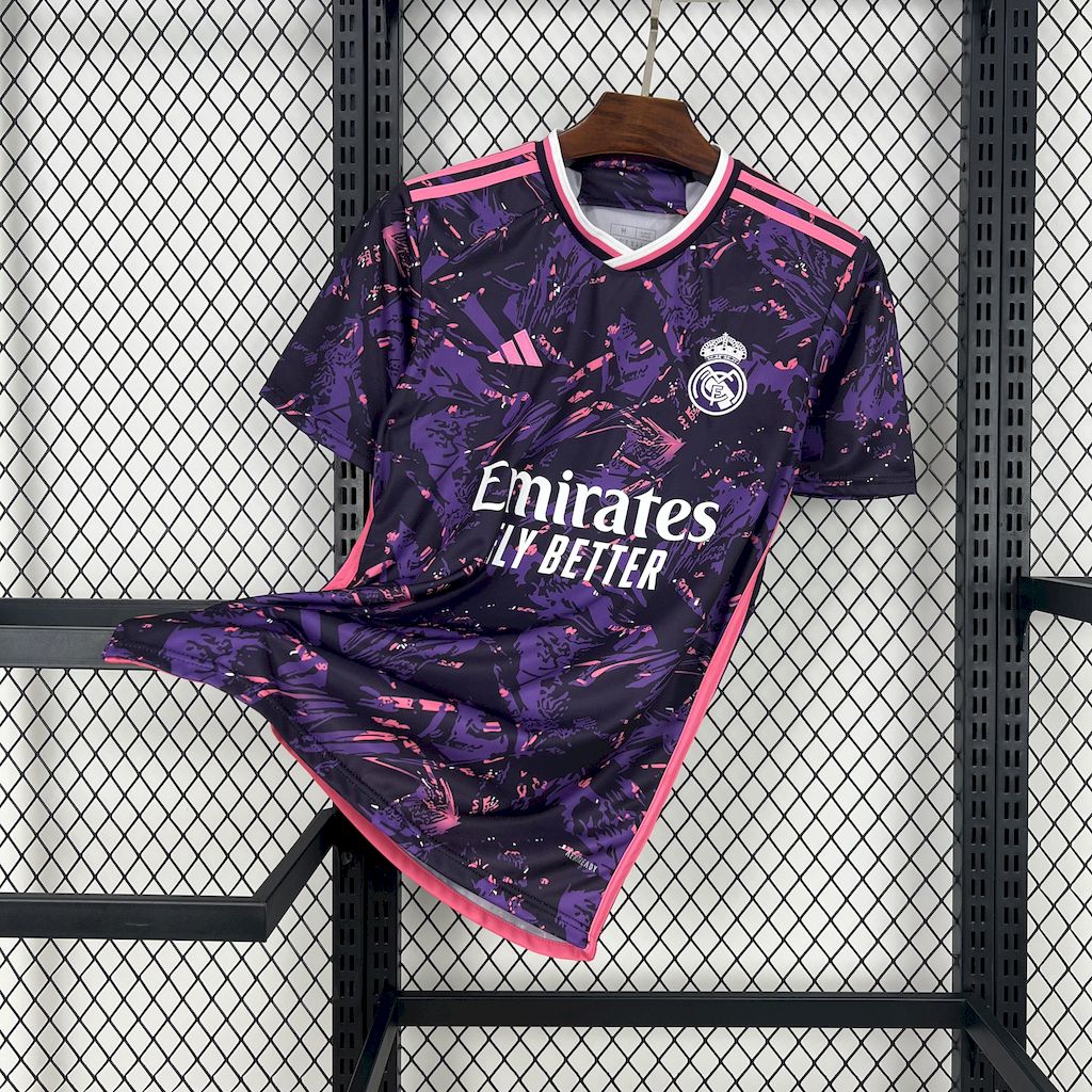Real Madrid Soccer Jersey Purple Special Edition Custom Shirt 2024/25 - sinoshirt