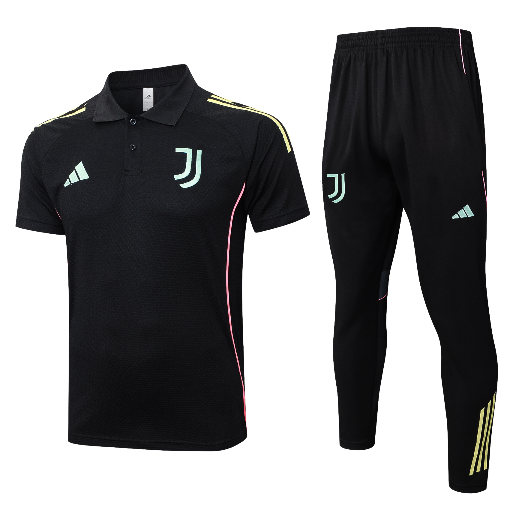 Juventus Training Kit (Polo+Pants) Black 2025/26 - sinoshirt
