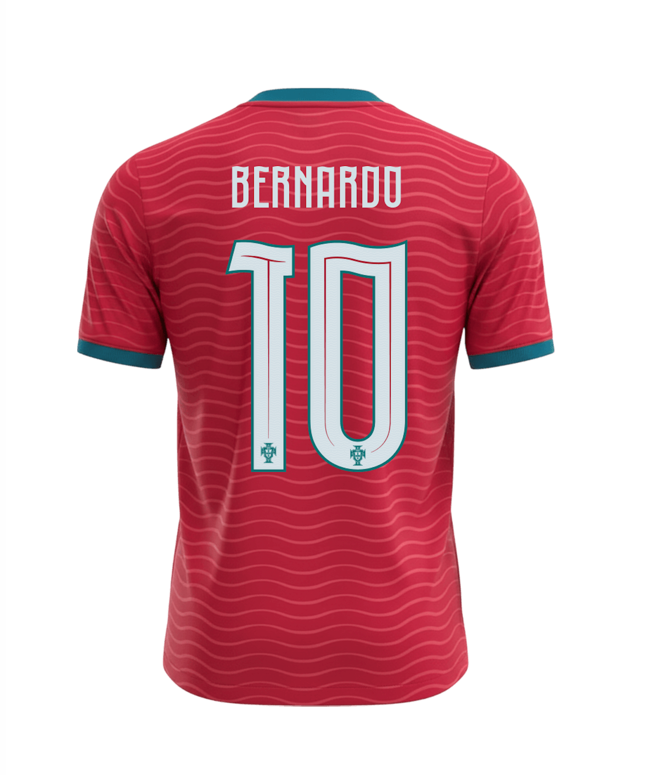 BERNARDO #10 Portugal Soccer Jersey Home Custom Shirt World Cup 2026 - sinoshirt