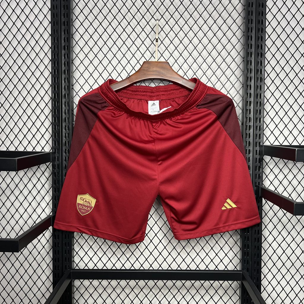 Roma Soccer Jersey Home Custom Shorts 2024/25 - sinoshirt