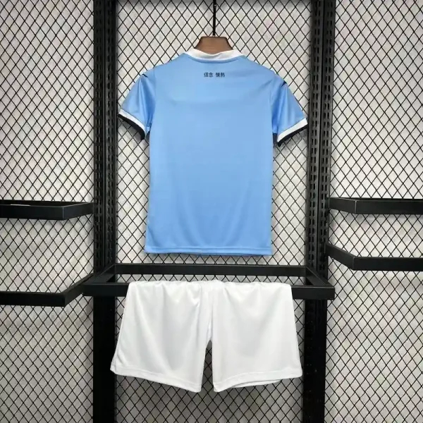 Lazio Soccer Jersey Home Kids Kit Jersey+Shorts 2024/25 - sinoshirt