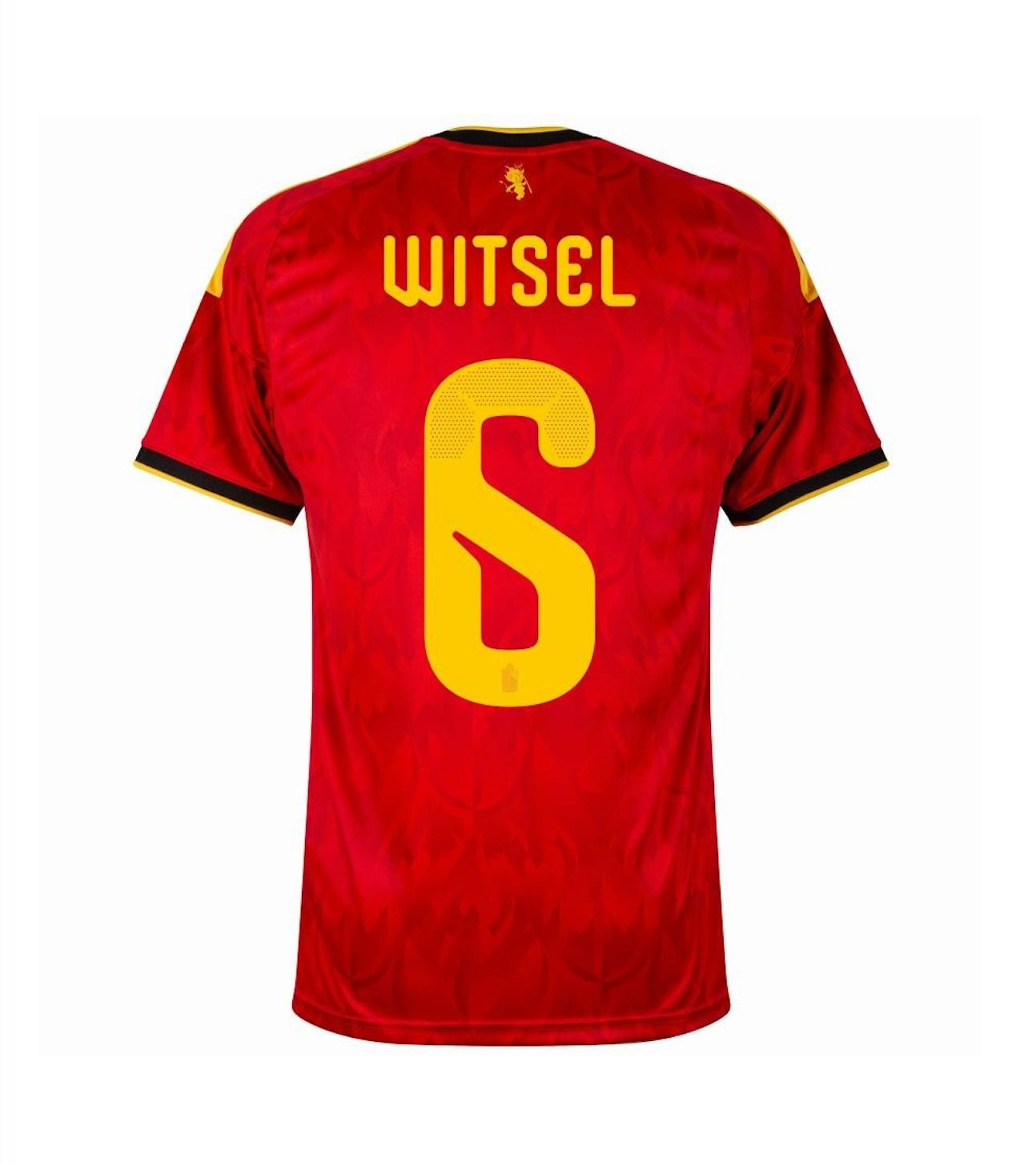 WITSEL #6 Belgium Soccer Jersey Home Custom Shirt World Cup 2026 - sinoshirt