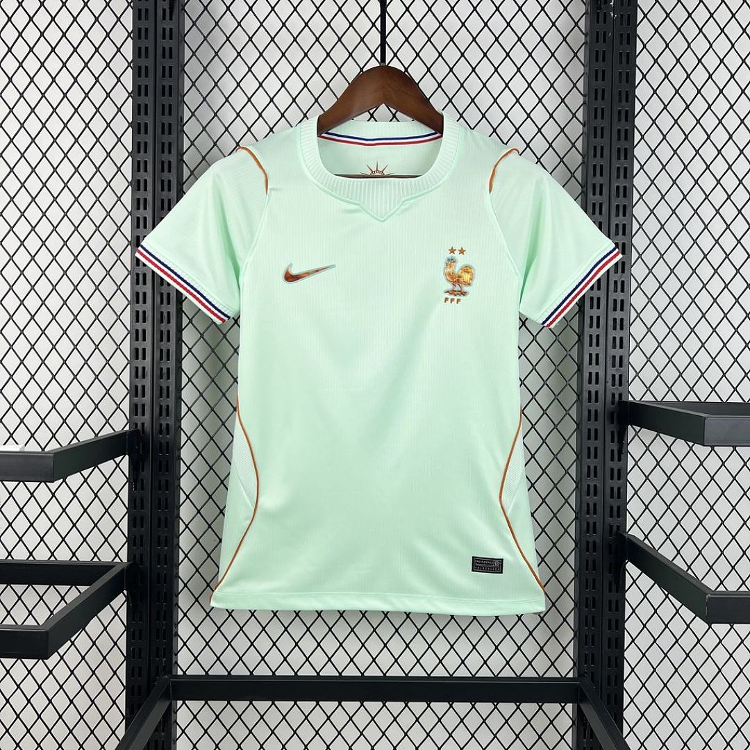 France Football Jersey Women's Away Custom Shirt World Cup 2026 - sinoshirt