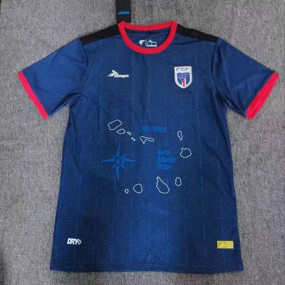 Cabo Verde Soccer Jersey Home Custom Shirt World Cup 2026 - sinoshirt