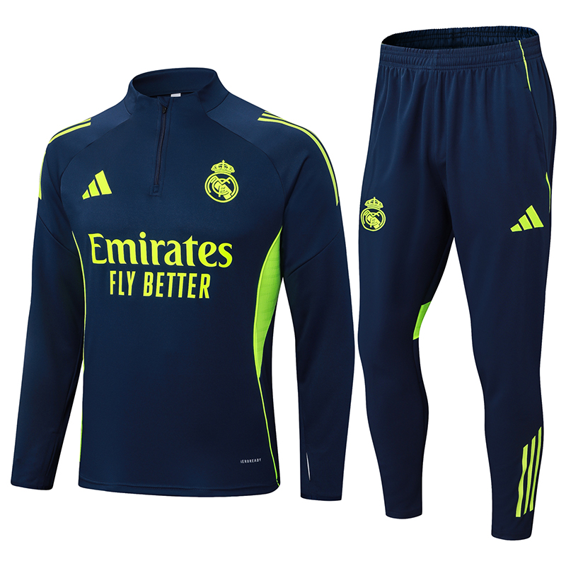 Real Madrid Training Kit (Sweatshirt+Pants) Royalblue 2025/26 - sinoshirt