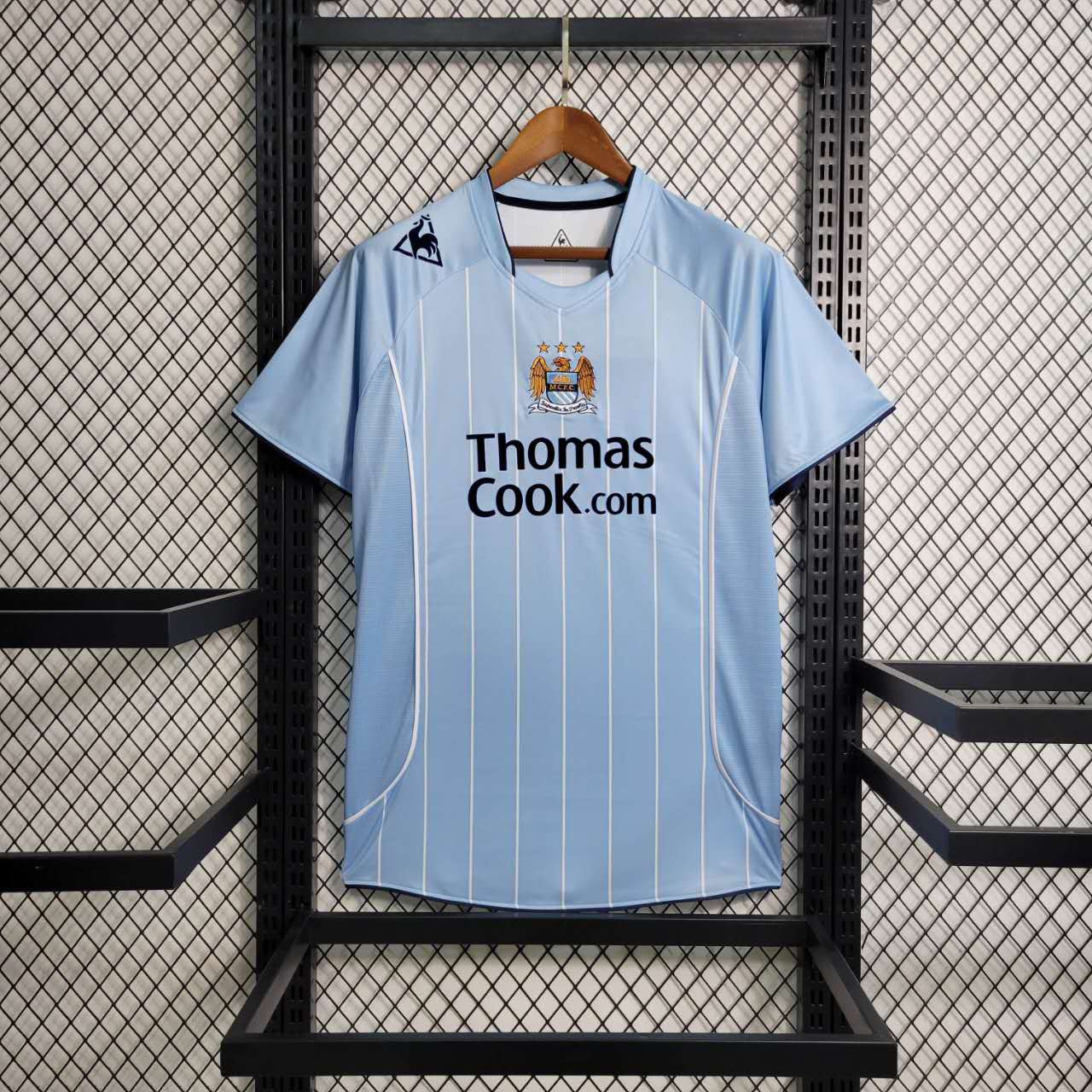 Manchester City Retro Home Football Jersey Shirt 2007/08 - sinoshirt