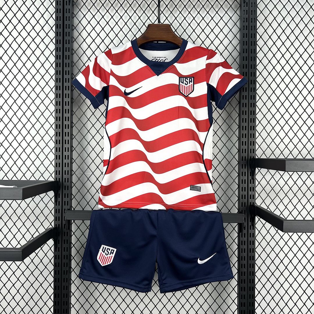 USA Soccer Jersey Home Kids Kit Jersey+Shorts World Cup 2026 - sinoshirt