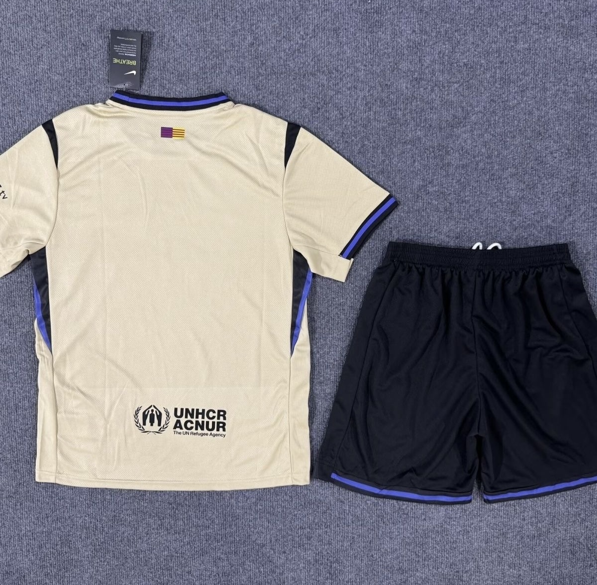 Barcelona Away Football Jersey Kids Kit Jersey+Shorts 2025/26 - sinoshirt