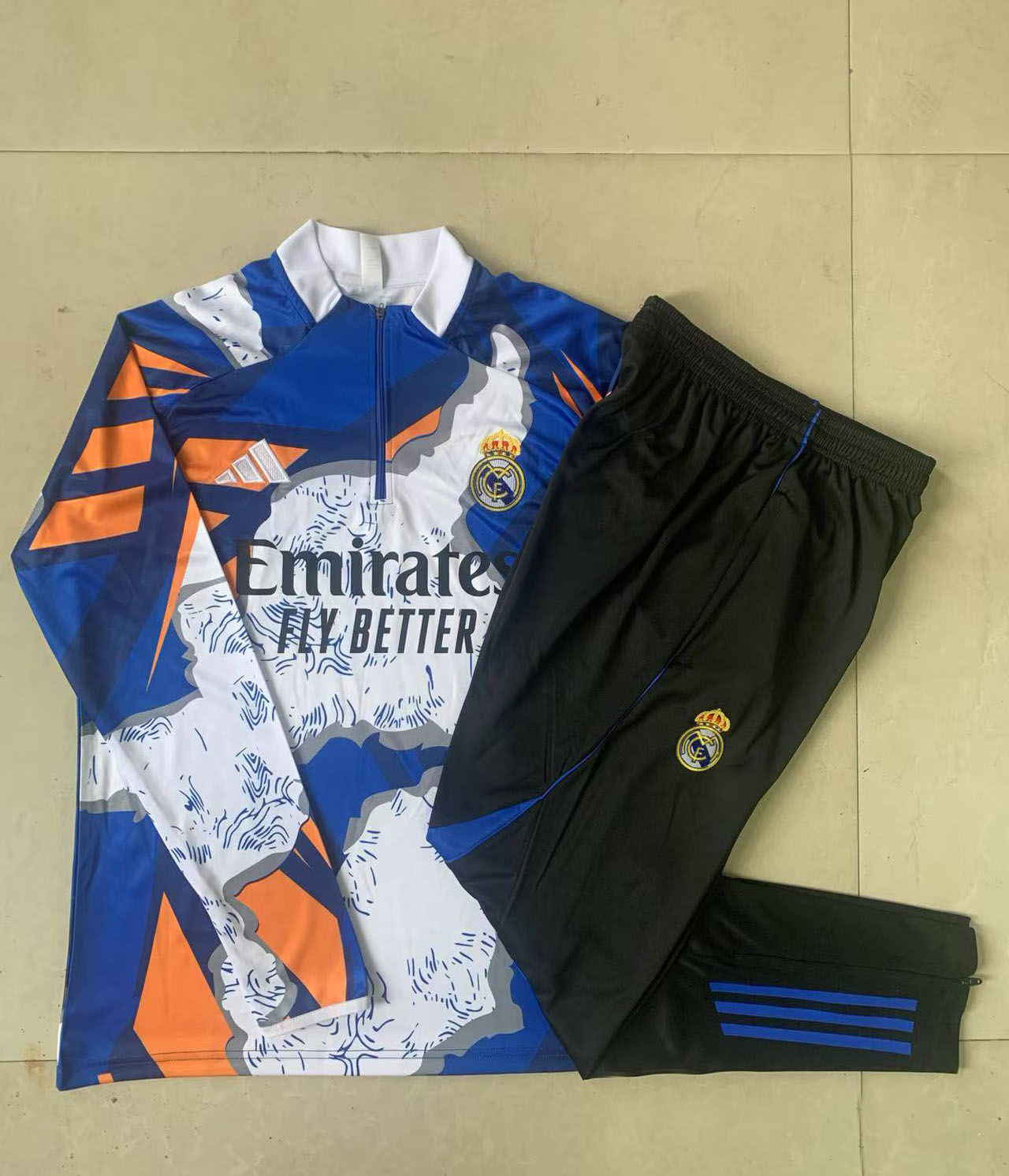 Real Madrid Training Kit (Sweatshirt+Pants) 2025/26 - sinoshirt