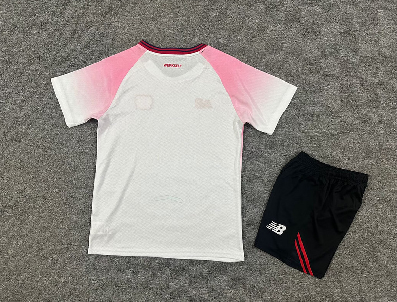 Bayer 04 Leverkusen Soccer Jersey Away Kids Kit Jersey+Shorts 2025/26 - sinoshirt
