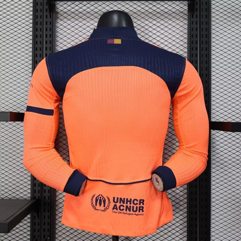 Authentic Soccer Jersey Barcelona Third Away Long Sleeve Shirt 2025/26 - sinoshirt