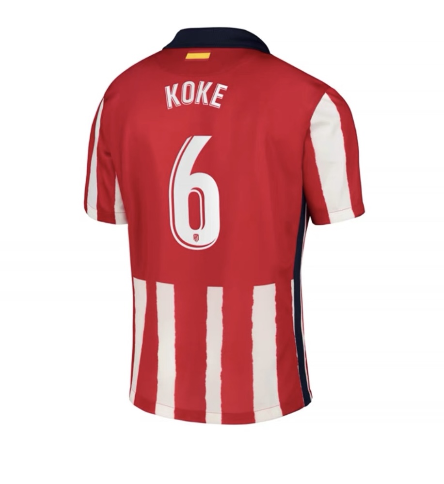 Atletico Madrid Retro Soccer Jersey Home Shirt 2020/21 - sinoshirt