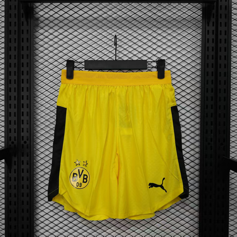 Borussia Dortmund Authentic Home Custom Shorts 2025/26 - sinoshirt