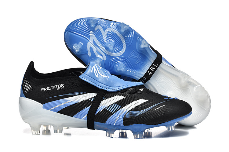 A Predator Elite Fold-over Tongue FG Jude Bellingham - Core Black/Footwear White/Glory Blue - sinoshirt