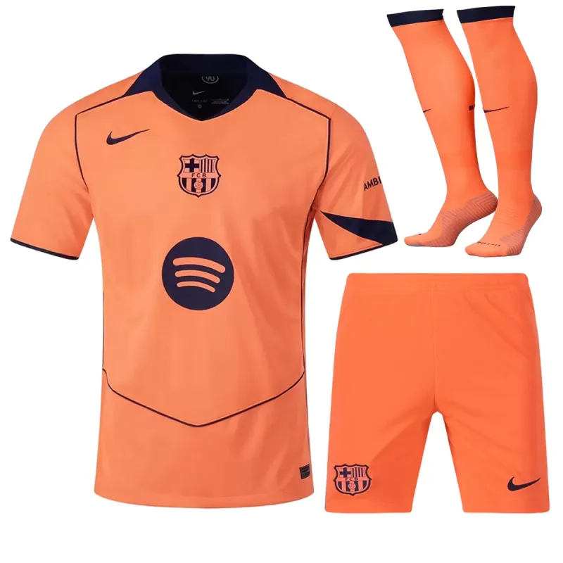 Barcelona Third Away Football Jersey Full Kit 2025/26 - sinoshirt
