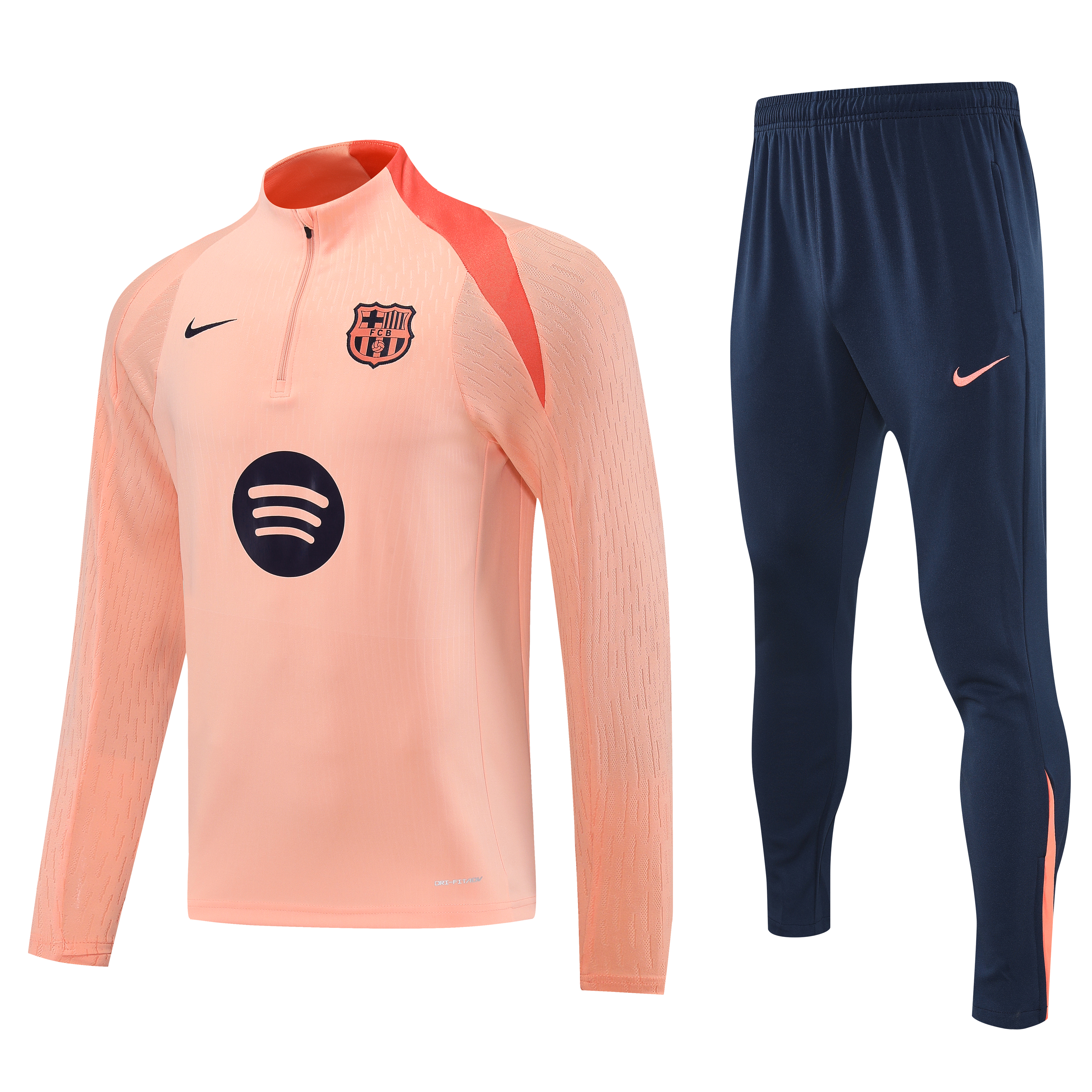 Barcelona Authentic Training Kit (Sweatshirt+Pants) Pink 2025/26 - Player Version - sinoshirt