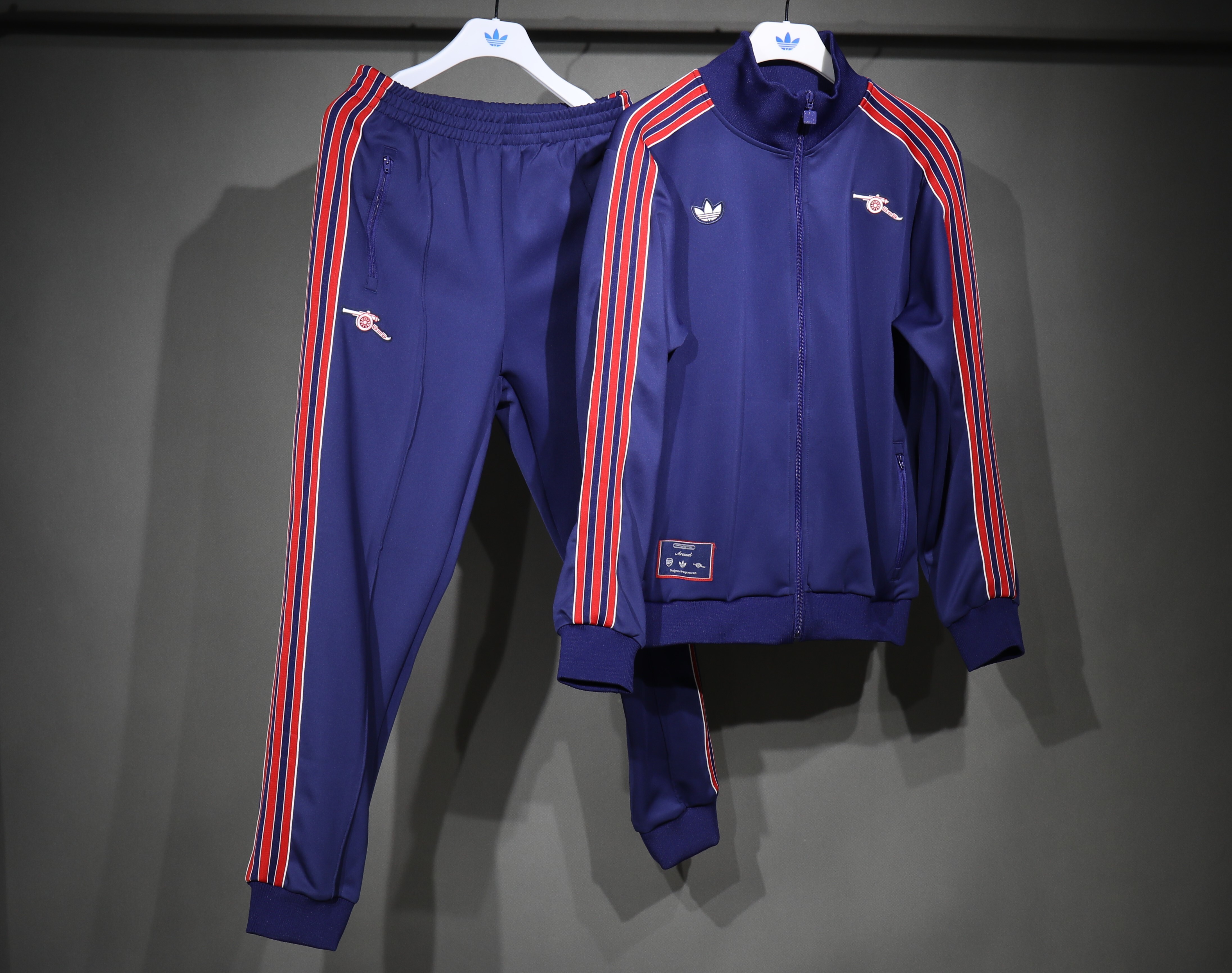 Arsenal Terrace Icons Training Kit (Jacket+Pants) Blue 2025/26 - sinoshirt