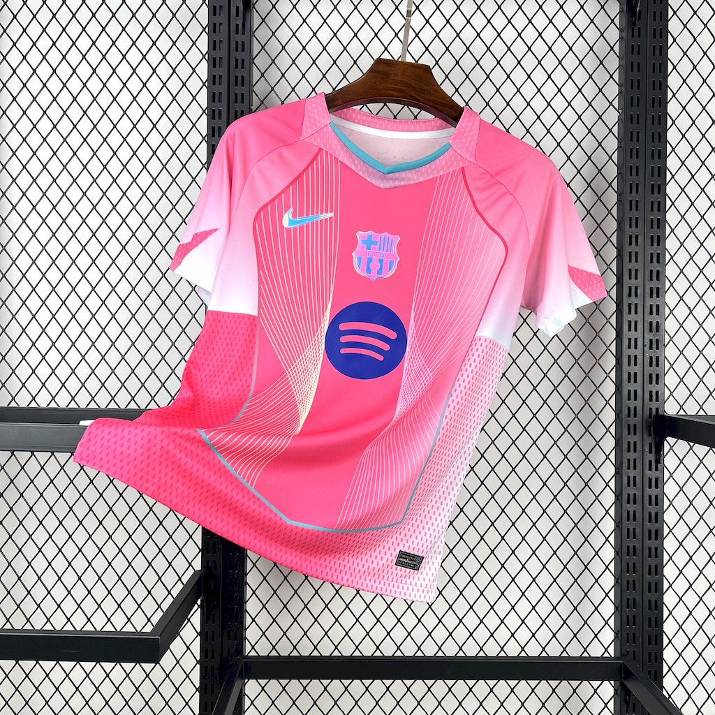 Barcelona Soccer Jersey Pink Special Edition Custom Shirt 2025/26 - sinoshirt