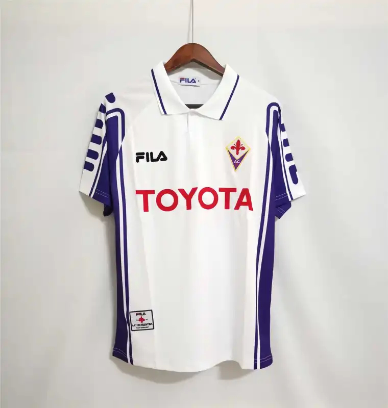 Fiorentina Retro Soccer Jersey Away Custom Shirt 1999/00 - sinoshirt
