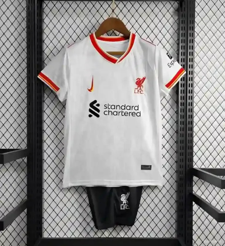 Liverpool Football Jersey Third Away Kids Kit Jersey+Shorts 2024/25 - sinoshirt