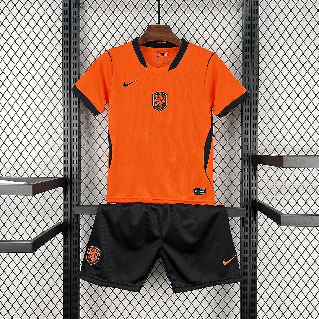 Netherlands Football Jersey Home Kids Kit Jersey+Shorts World Cup 2026 - sinoshirt
