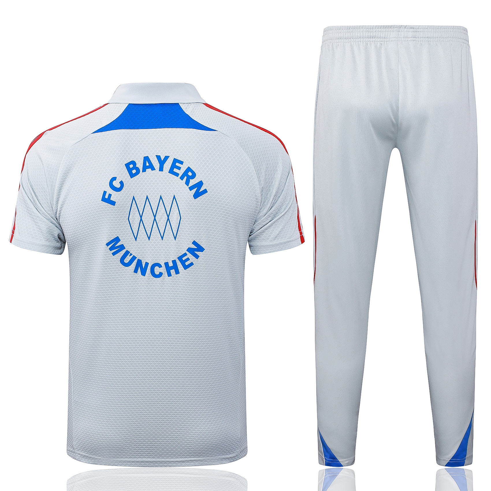 Bayern Munich Training Kit (Polo+Pants) Gray 2025/26 - sinoshirt