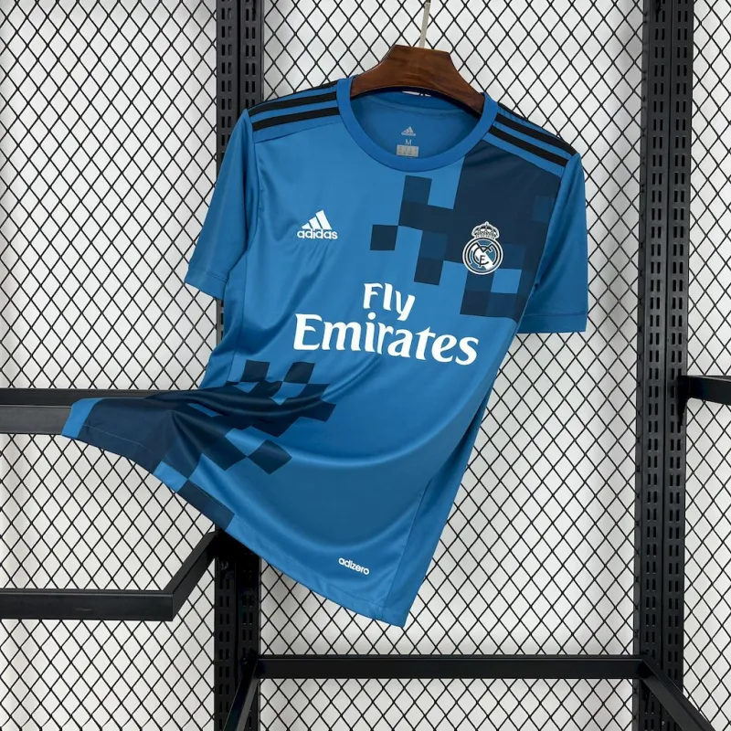 Real Madrid Retro Jersey Third Away Custom Soccer Shirt 2017/18 - sinoshirt