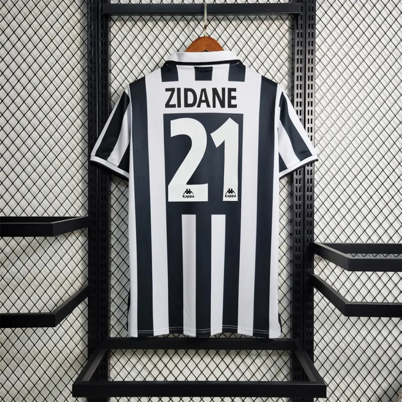 Zidane 21# Juventus Retro Soccer Jersey Home Shirt 1995-97 - sinoshirt