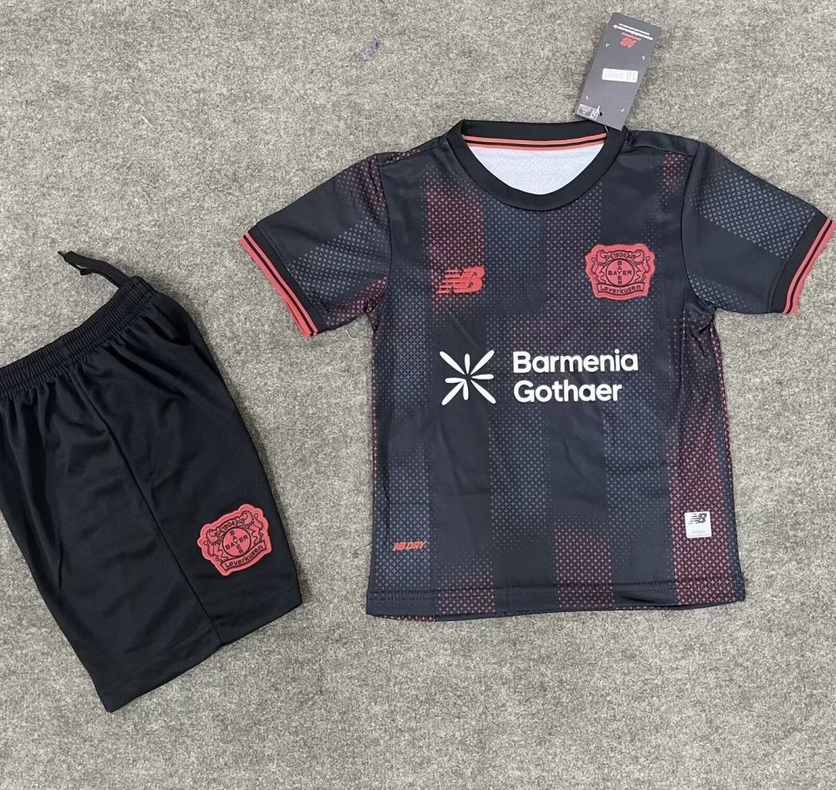 Bayer 04 Leverkusen Soccer Jersey Home Kids Kit Jersey+Shorts 2025/26 - sinoshirt