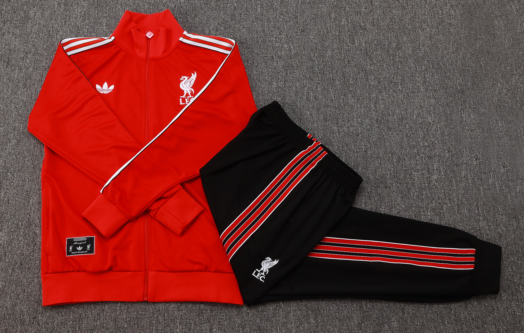 Kids Liverpool Training Kit (Jacket+Pants) Red 2025/26 - sinoshirt