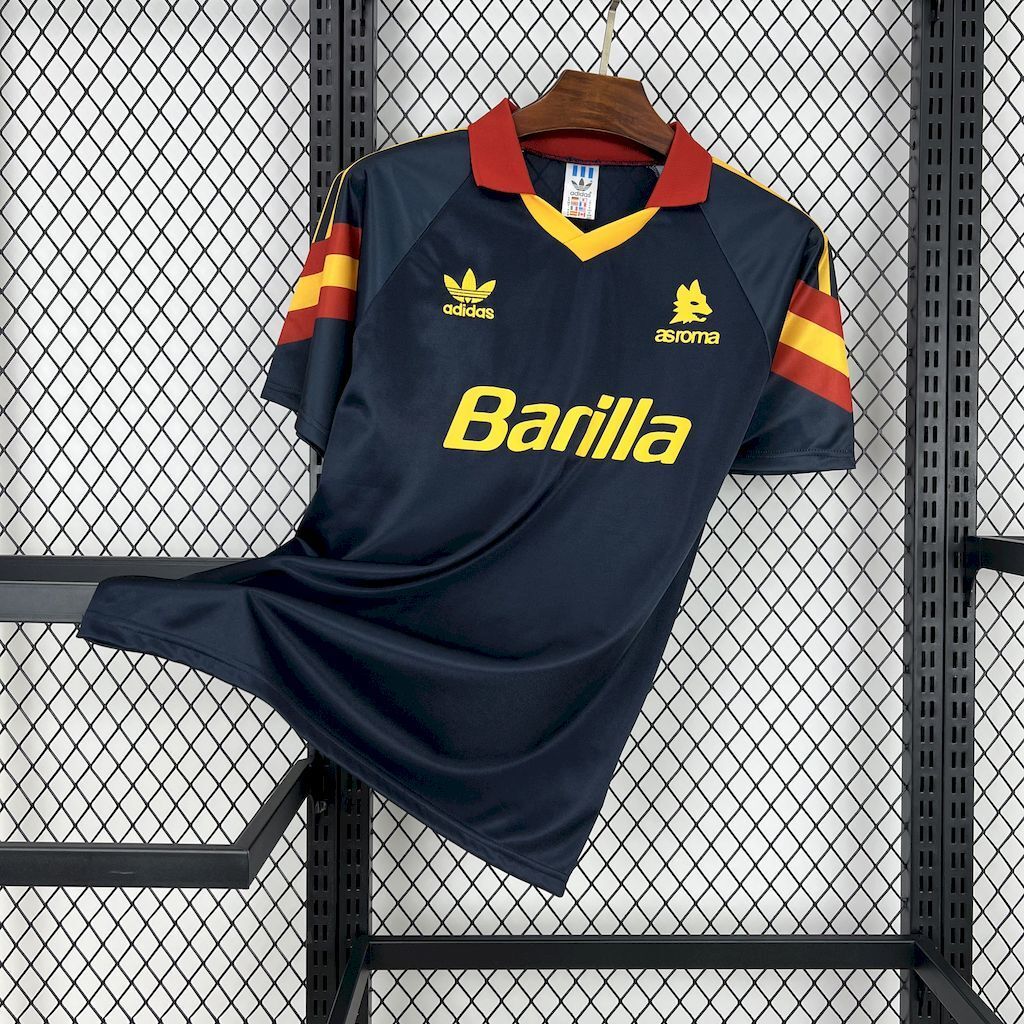 Roma Retro Soccer Jersey Third Away Custom Shirt 1991/92 - sinoshirt