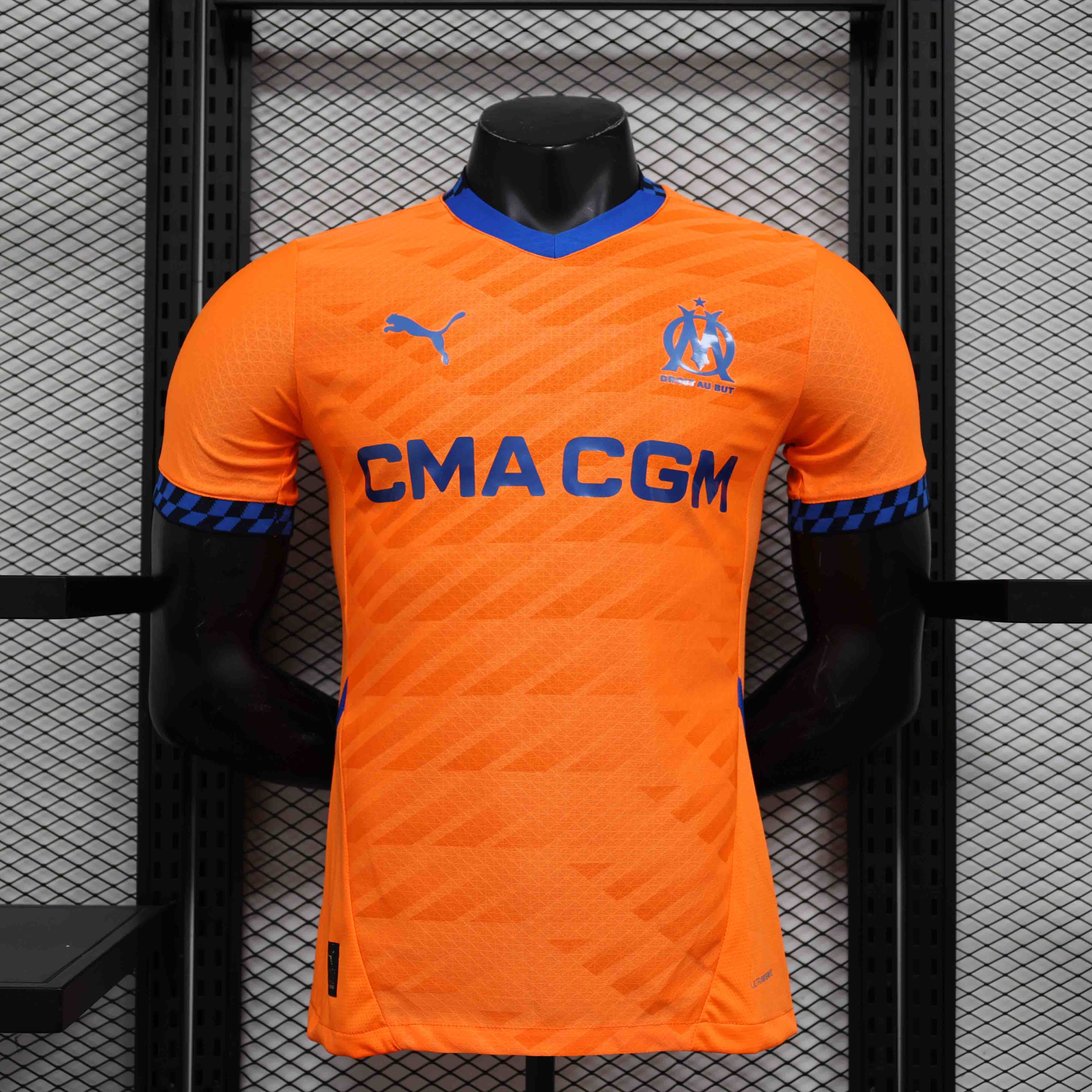 Marseille Authentic Soccer Jersey Third Away Shirt 2024/25 - sinoshirt