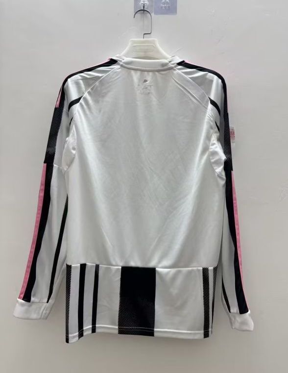 Juventus Soccer Jersey Home Long Sleeve Custom Shirt 2025/26 - sinoshirt