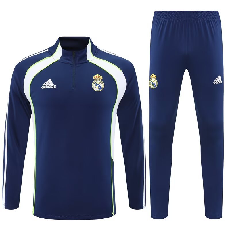 Real Madrid Retro Training Kit (Sweatshirt+Pants) Royalblue 2025/26 - sinoshirt