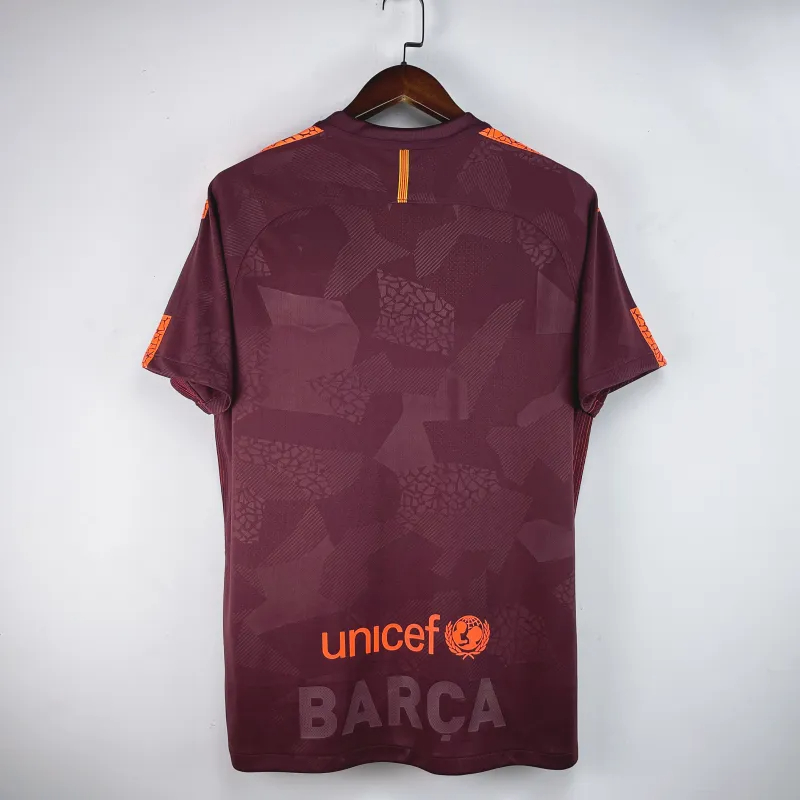 Barcelona Retro Jersey Third Away Soccer Shirt 2017-18 - sinoshirt