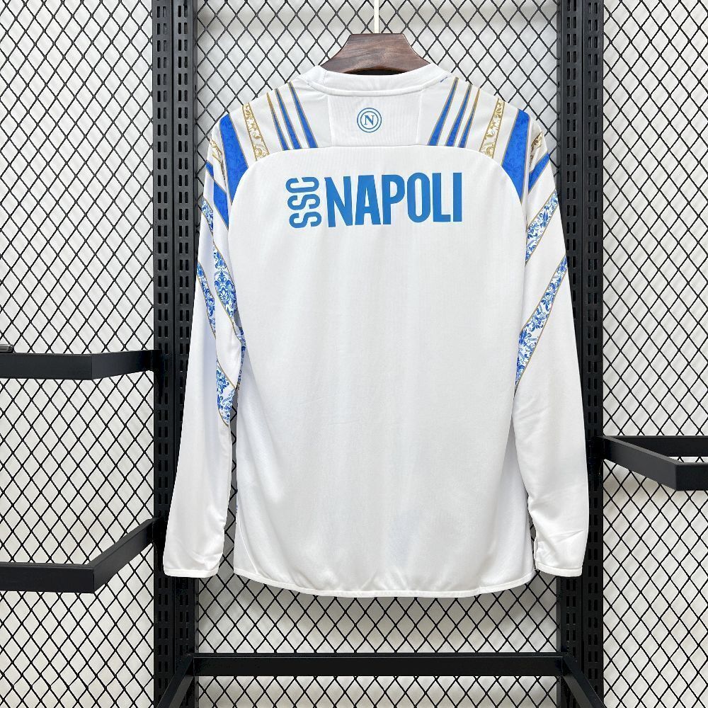 Napoli Soccer Jersey Pre-Match Long Sleeve Custom Shirt 2025-26 - sinoshirt