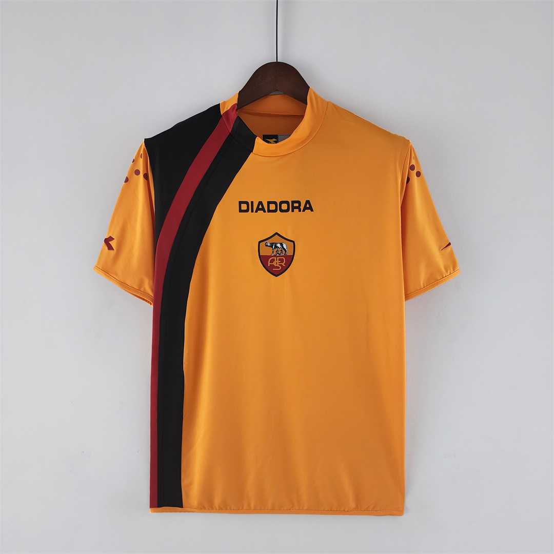 Roma Retro Soccer Jersey Home Custom Shirt 2005/06 - sinoshirt