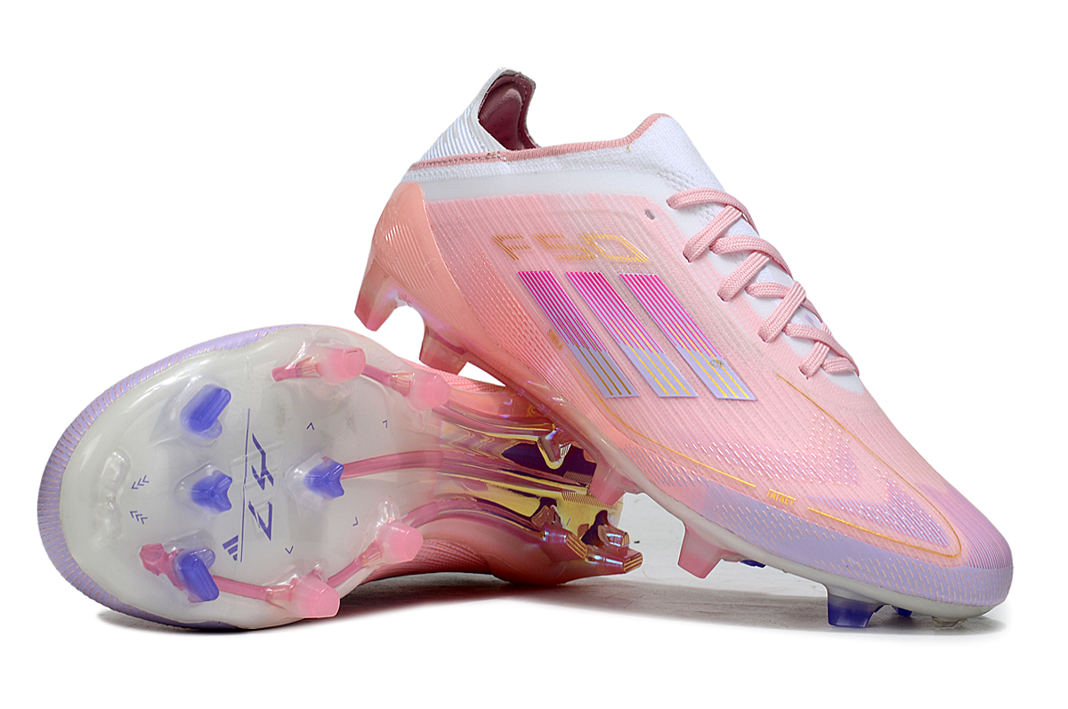 F50 x Yamal co-branded fully knitted FG soccer shoes with laces - sinoshirt